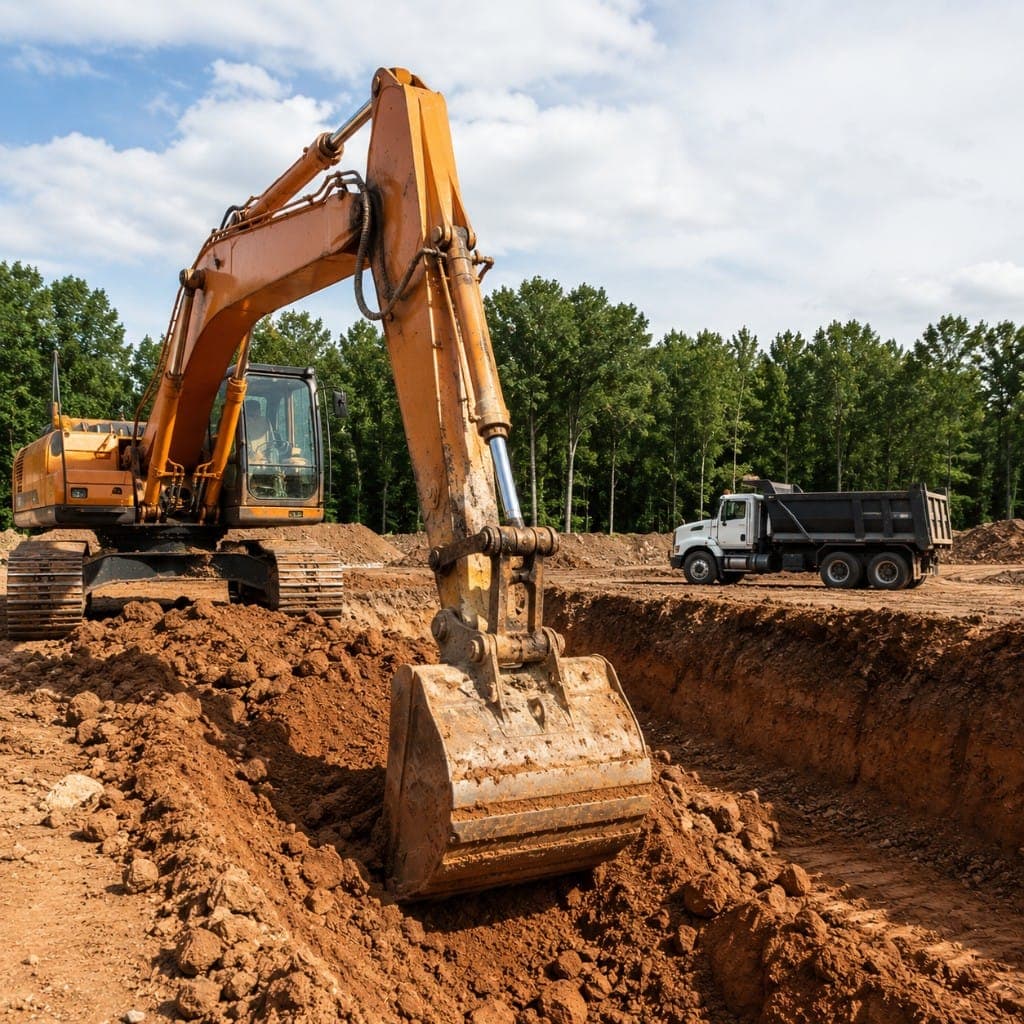 Commercial excavation by Speagle's Grading