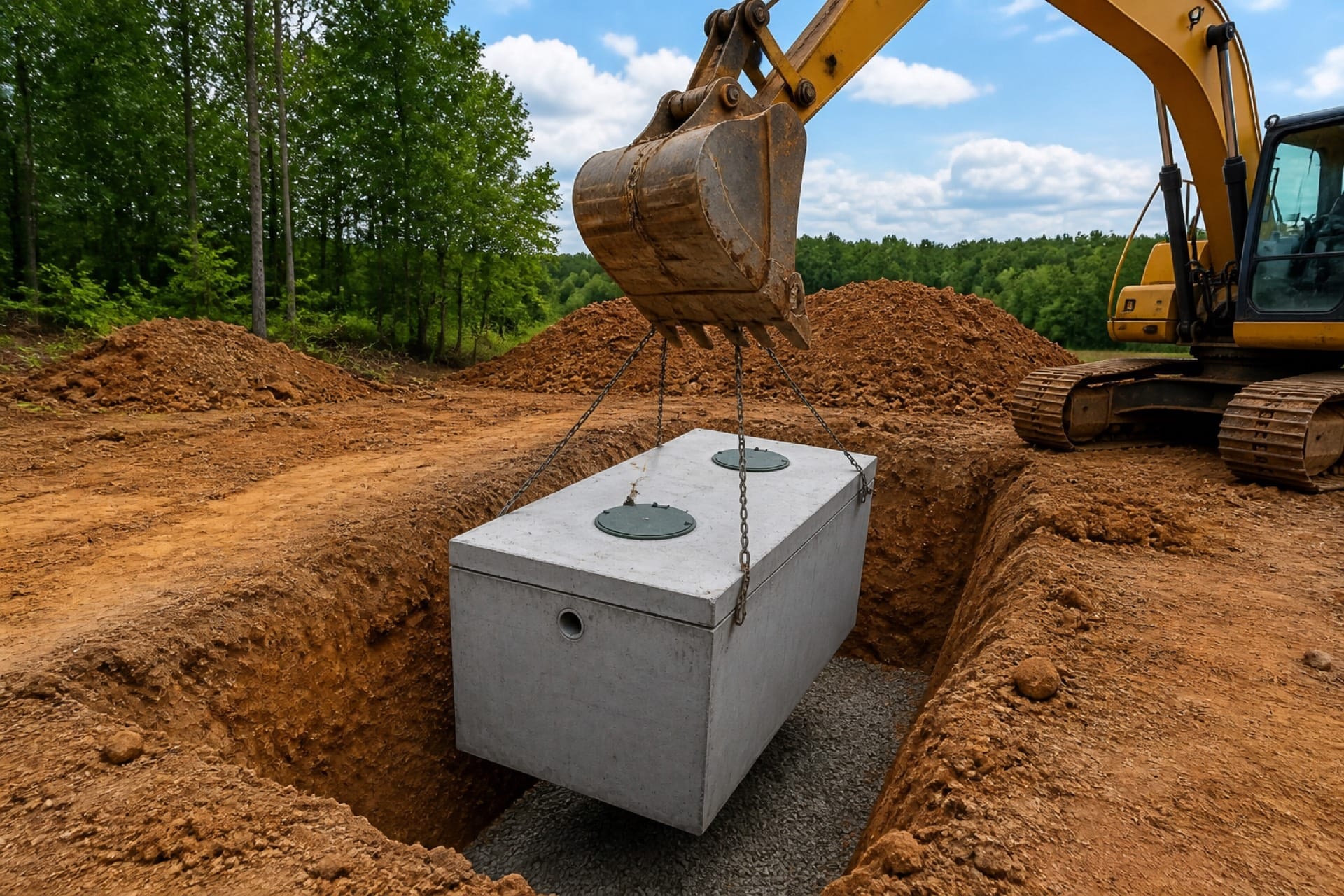 Septic Tank Replacement in Lincolnton, NC - Speagle's Grading LLC