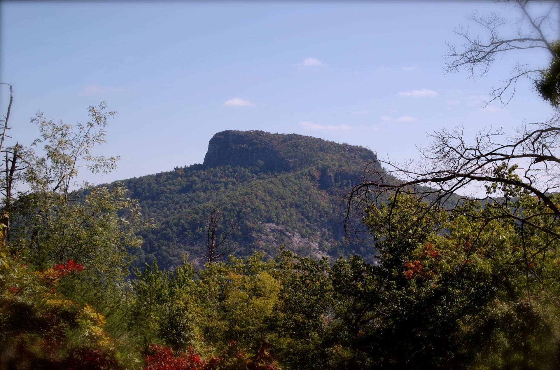 Table Rock Mountain overlooking the foothills near Morganton, NC - Speagle's Grading
