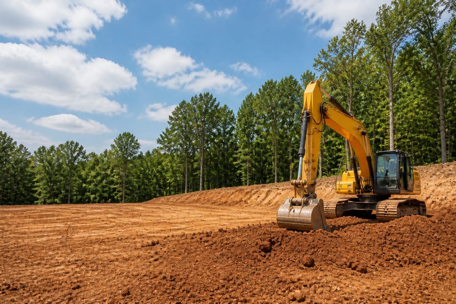 Excavating services in Lincolnton, NC. Speagle's Grading LLC
